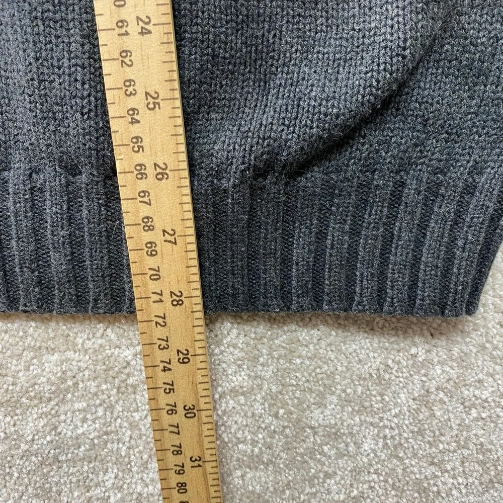 Polo Ralph Lauren Sweater Vest Mens 2XL Gray V Neck Pullover Knit Classic Cotton